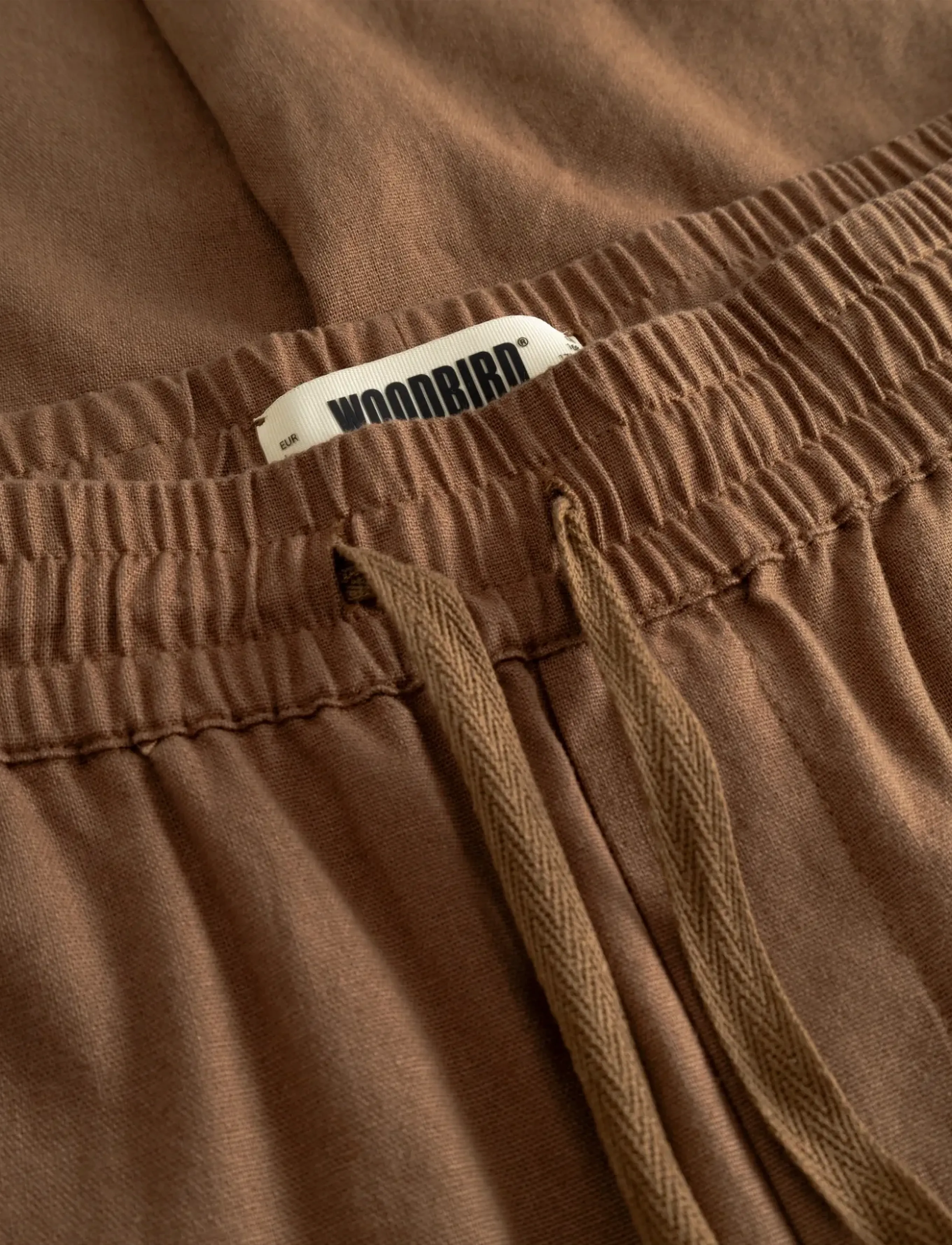 Woodbird - WBEik Linen Pant - linen trousers - brown - 5
