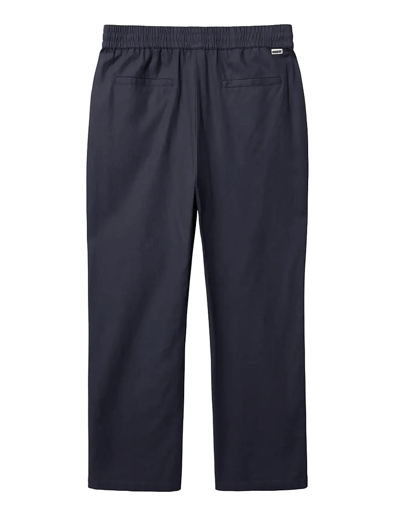 Woodbird - WBEik Linen Pant - leinenhosen - navy - 1