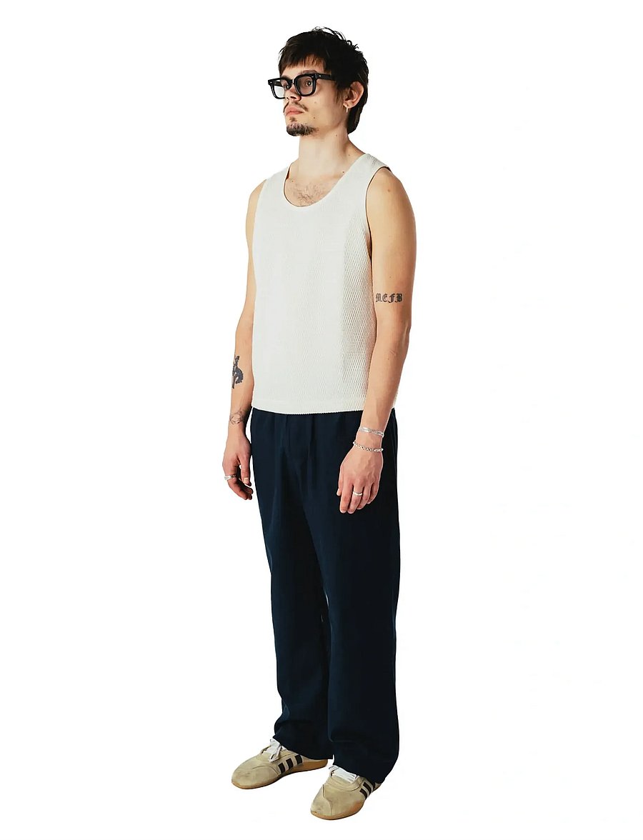 Woodbird - WBEik Linen Pant - leinenhosen - navy - 3