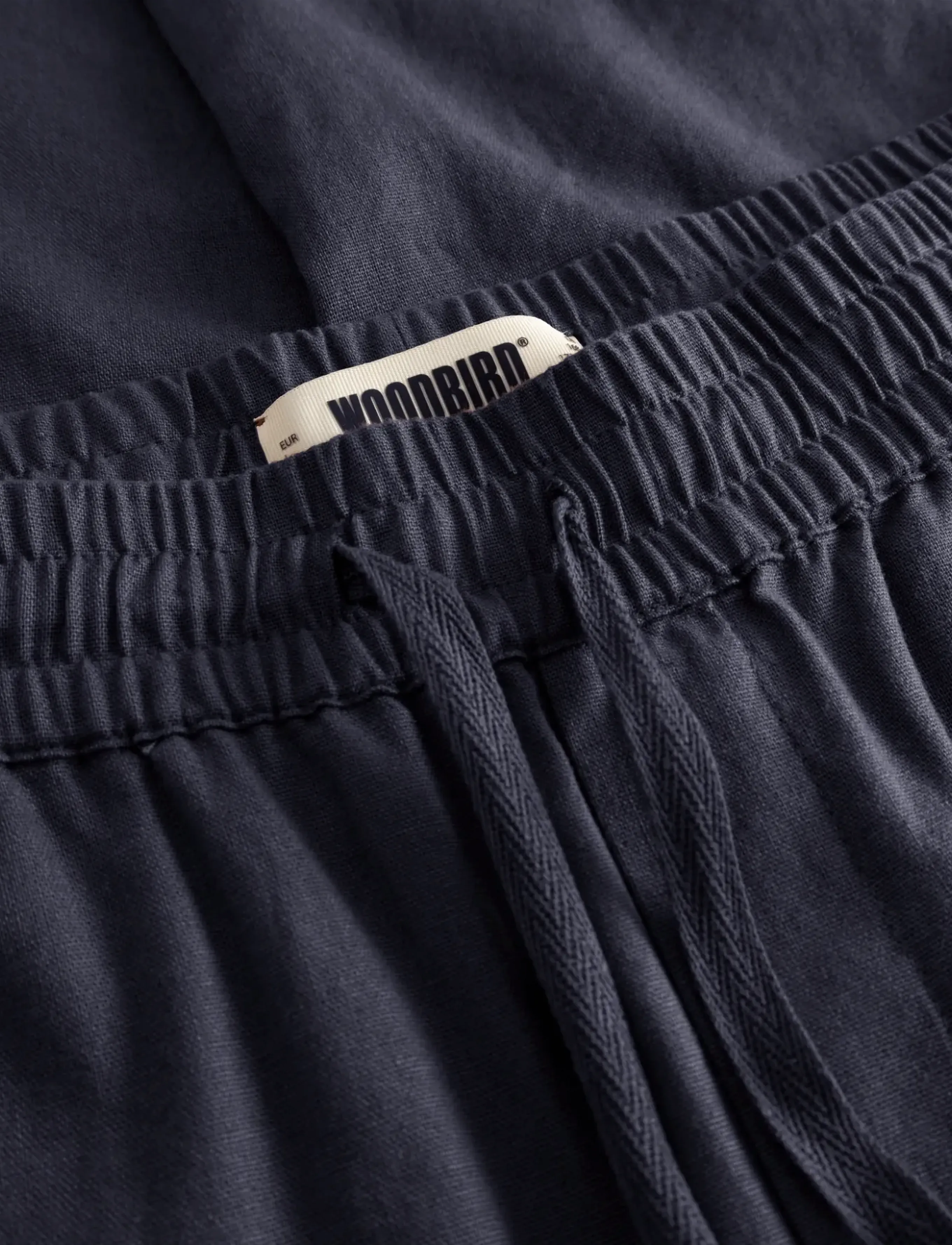 Woodbird - WBEik Linen Pant - linased püksid - navy - 5
