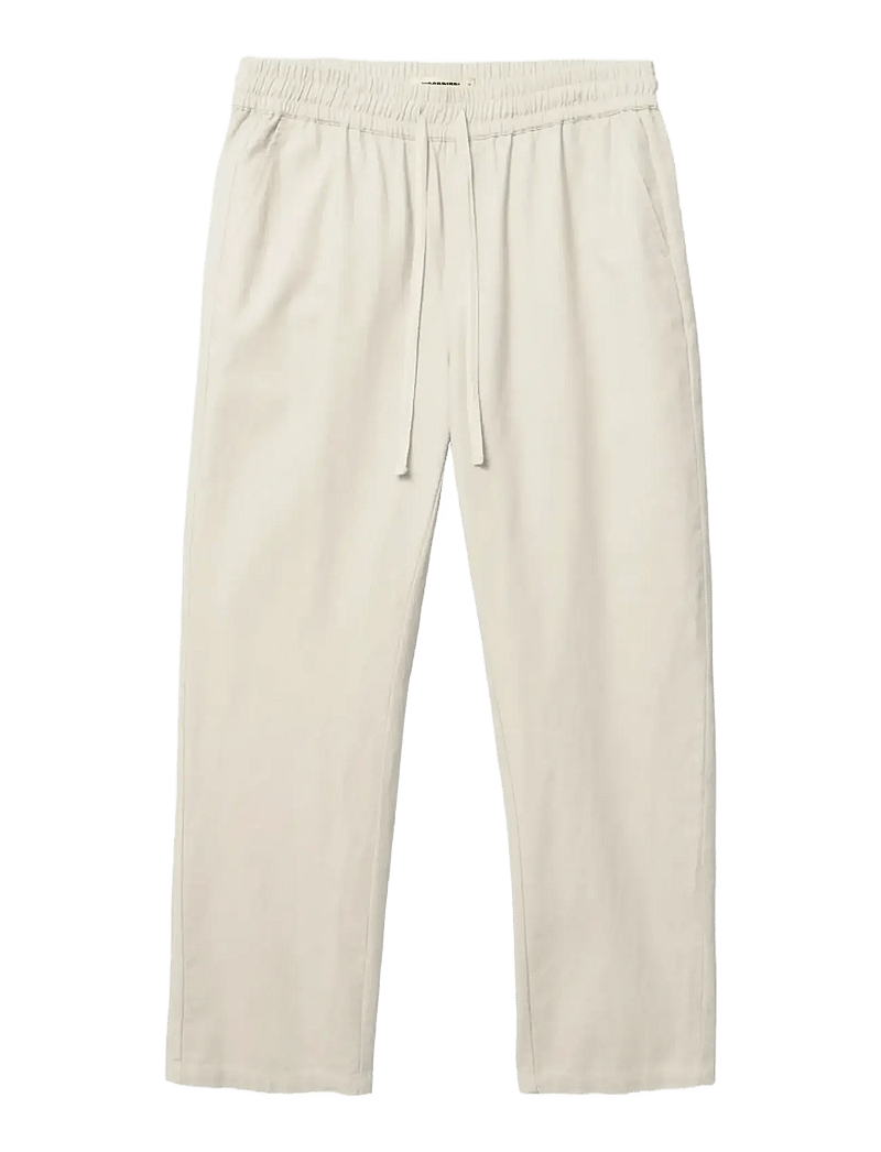 Woodbird - WBEik Linen Pant - leinenhosen - off white - 1