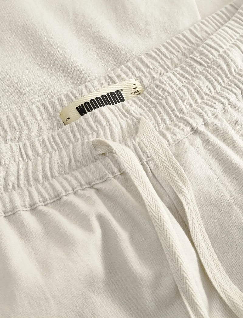 Woodbird - WBEik Linen Pant - leinenhosen - off white - 5