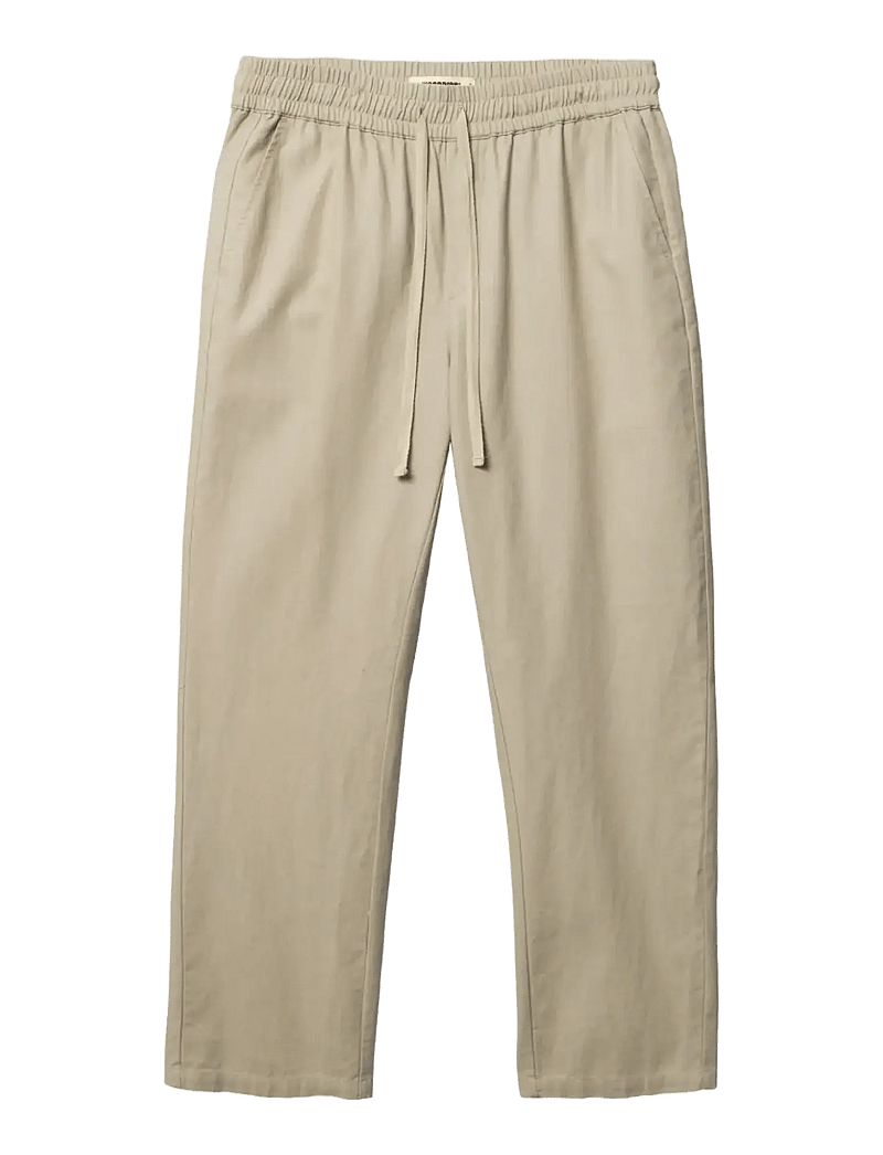 Woodbird - WBEik Linen Pant - leinenhosen - stone - 1