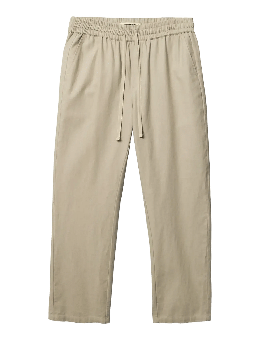 Woodbird - WBEik Linen Pant - linen trousers - stone - 1