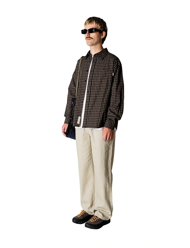 Woodbird - WBEik Linen Pant - leinenhosen - stone - 3