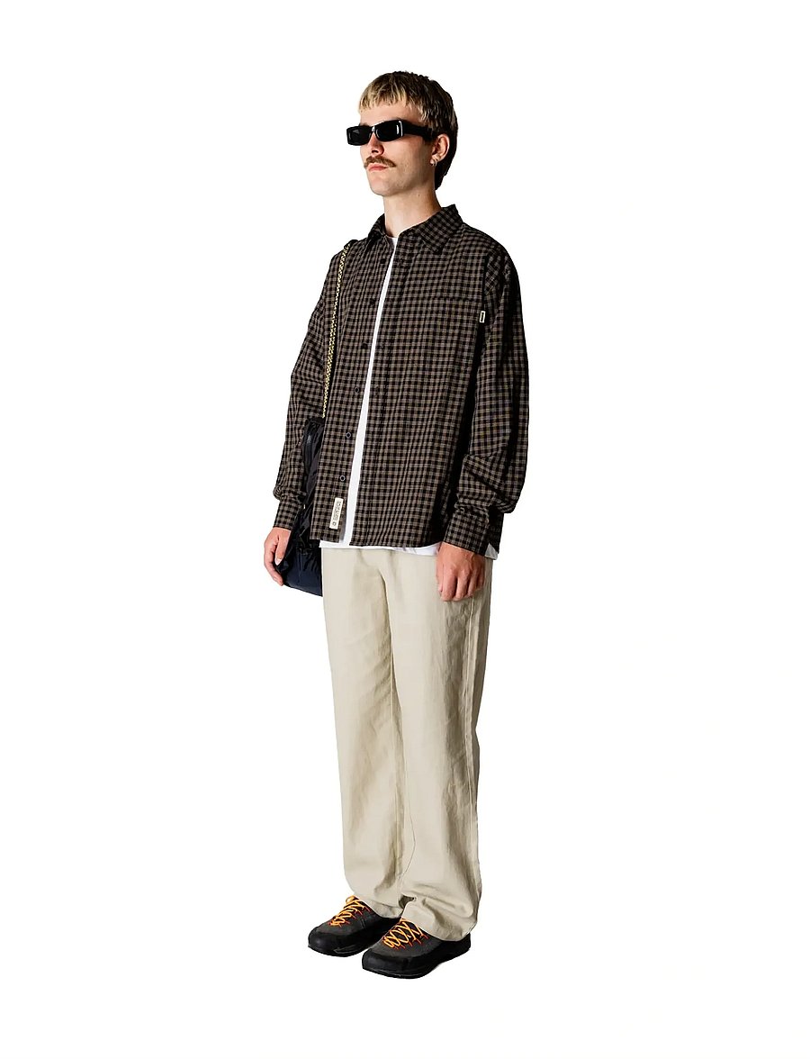 Woodbird - WBEik Linen Pant - linen trousers - stone - 3