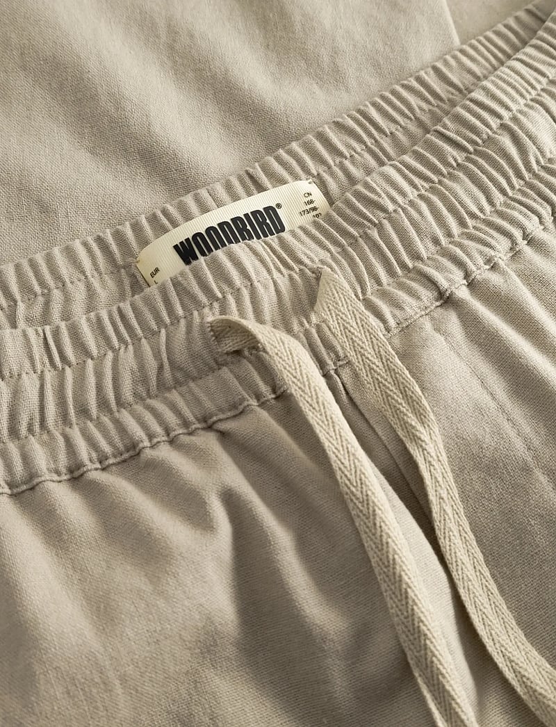 Woodbird - WBEik Linen Pant - leinenhosen - stone - 5