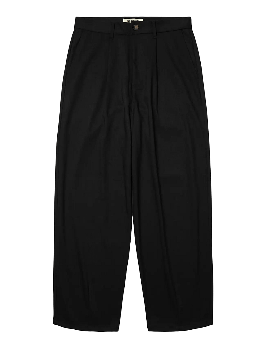 Woodbird - WBRick Nickle Pant - freizeithosen - black - 1