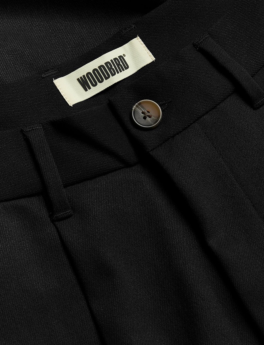 Woodbird - WBRick Nickle Pant - freizeithosen - black - 5