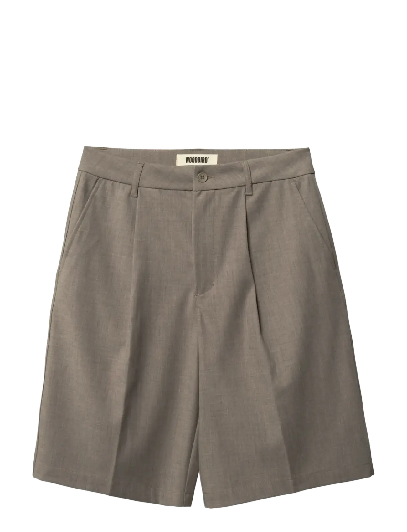 Woodbird WBBin Guan Shorts - Tøj - SAND MELANGE / grey
