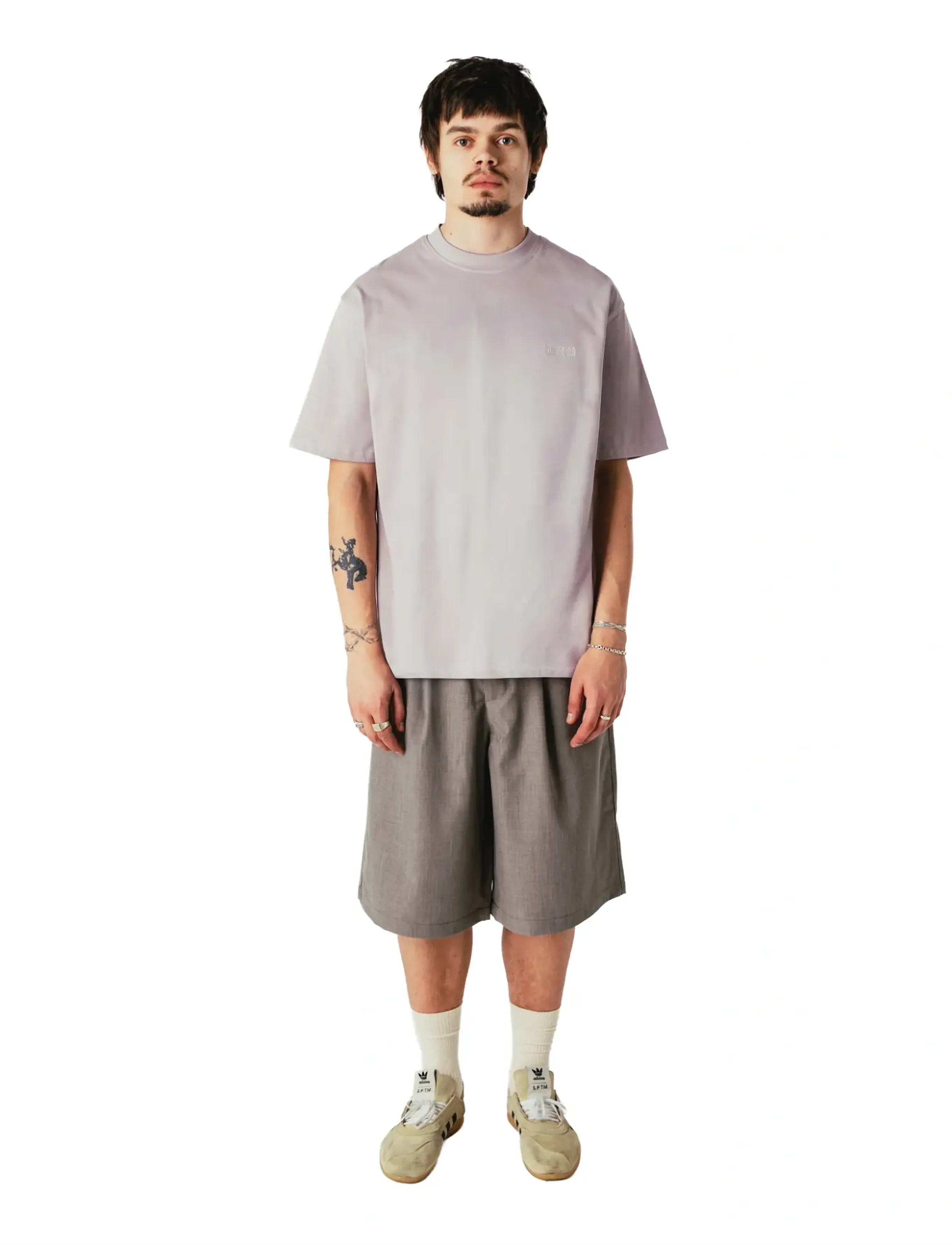 Woodbird WBBin Guan Shorts - Streetwear - SAND MELANGE / grey