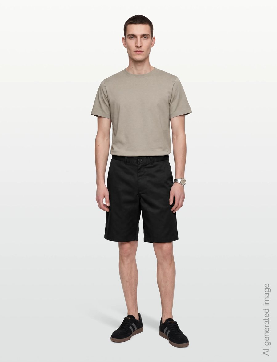 Woodbird - WBRami Chino Shorts - chinos shorts - black - 0