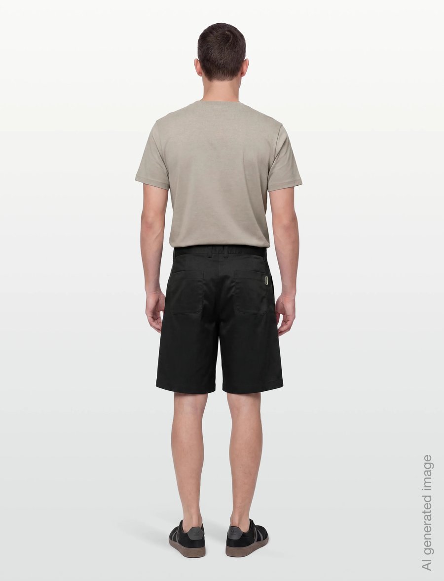 Woodbird - WBRami Chino Shorts - chinos shorts - black - 4
