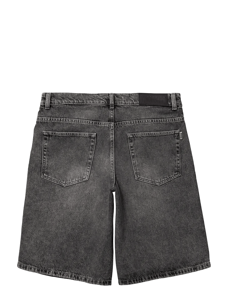 Woodbird - WBRami Grey Shorts - jorts - washed grey - 1