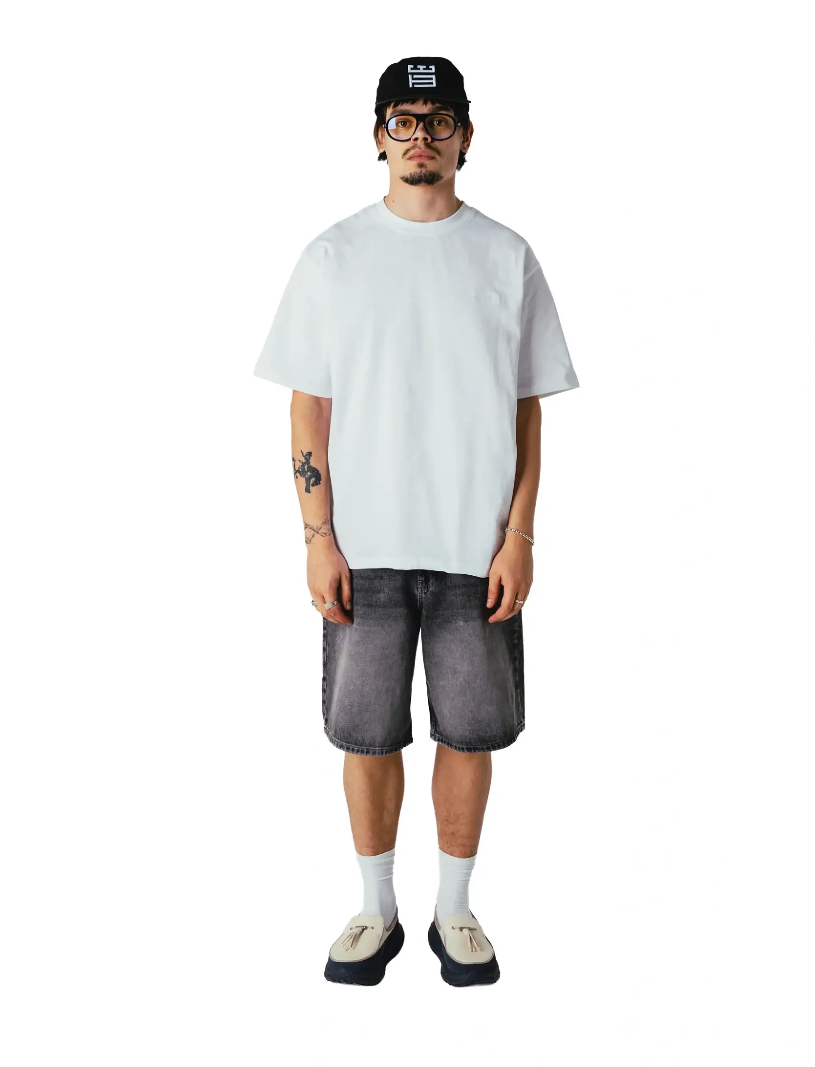 Woodbird WBRami Grey Shorts - Shorts - WASHED GREY / grey