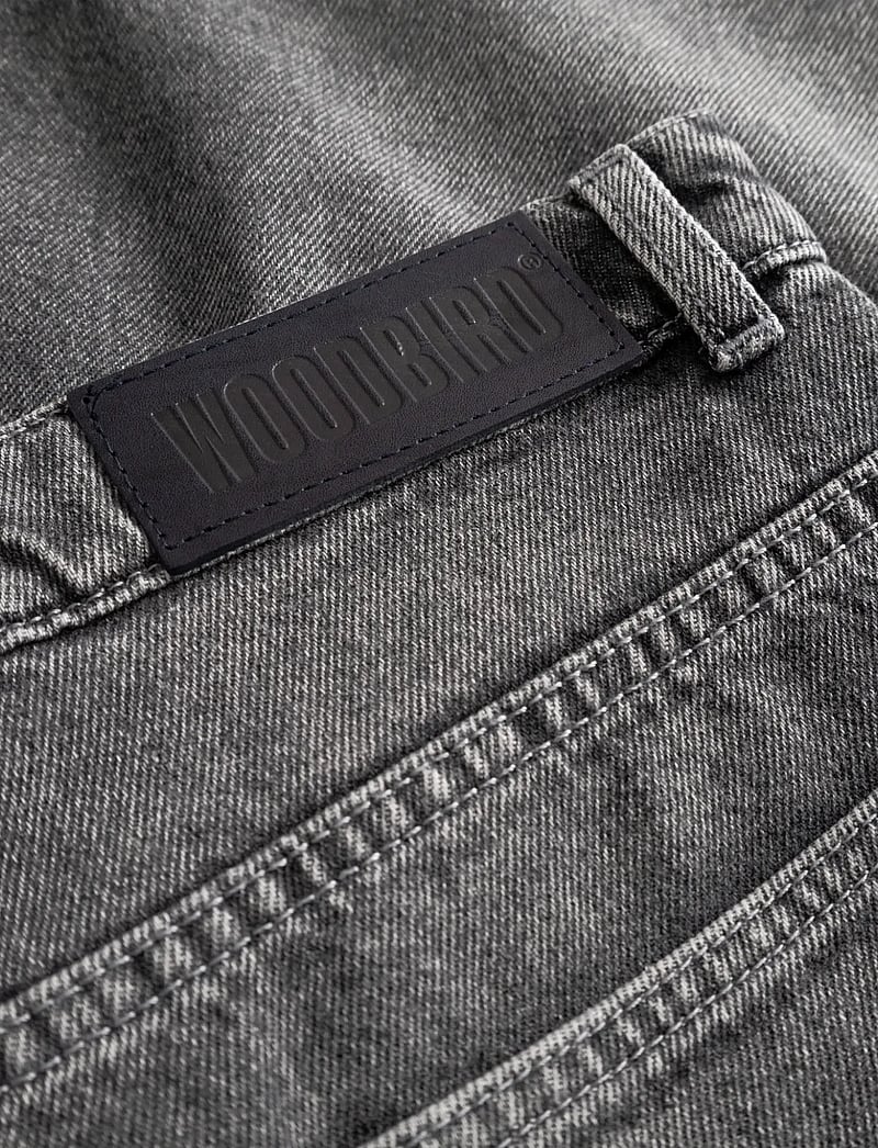 Woodbird - WBRami Grey Shorts - jorts - washed grey - 3