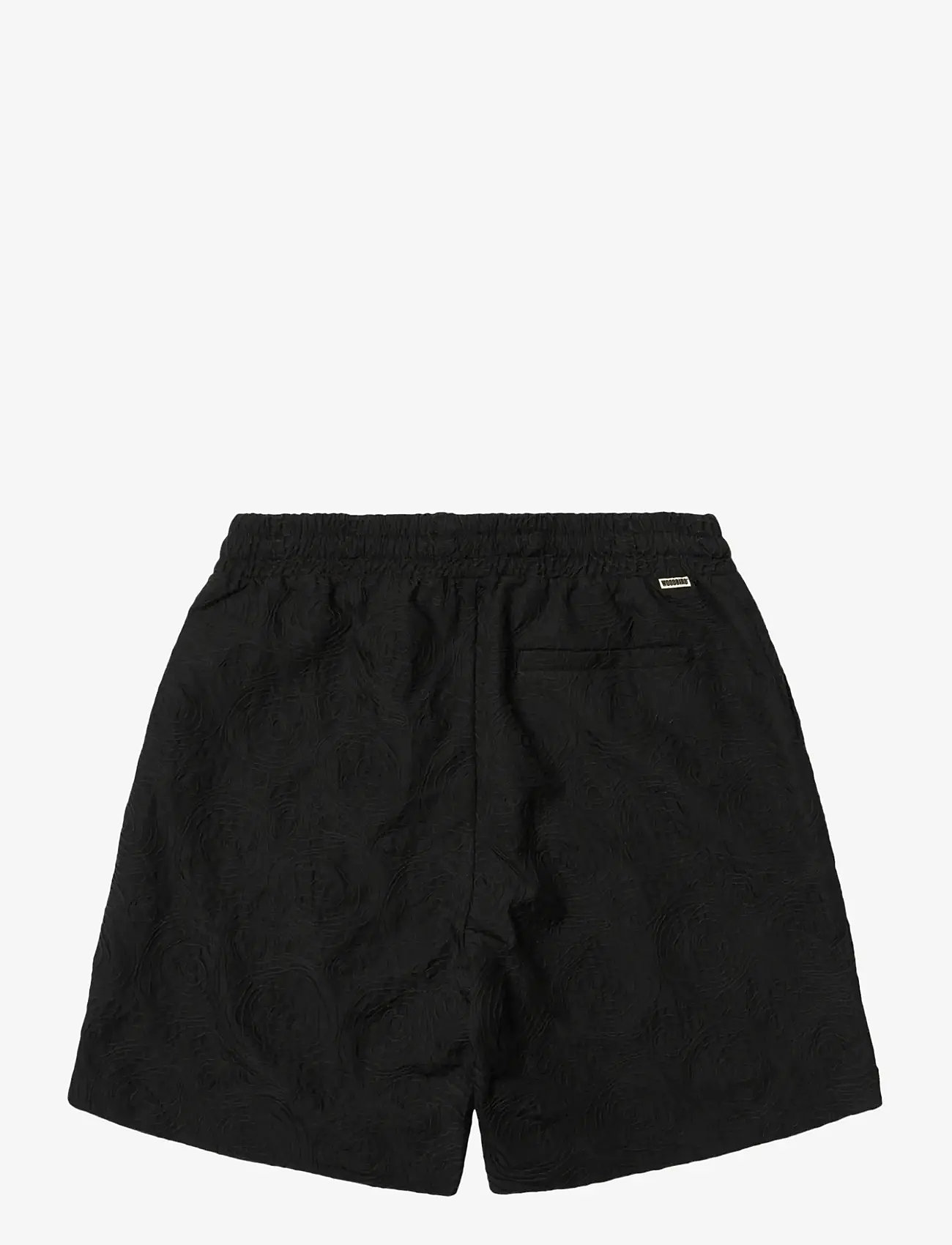 Woodbird - WBBommy Embroidery Shorts - casual shorts - black - 1