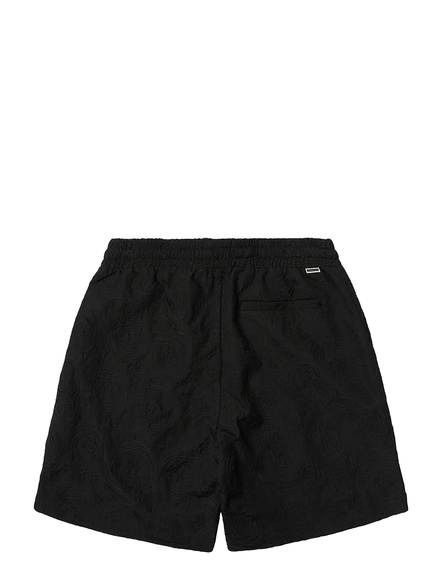 Woodbird - WBBommy Embroidery Shorts - casual shorts - black - 1