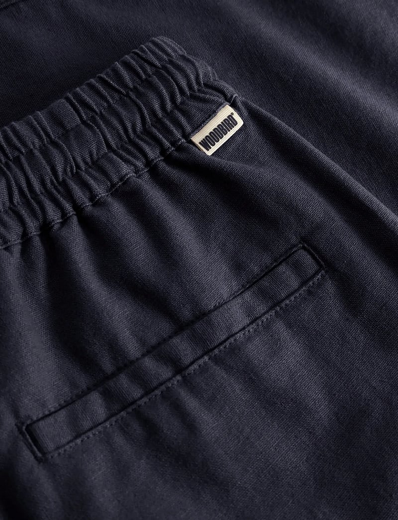 Woodbird - WBBommy Linen Shorts - casual shorts - navy - 3