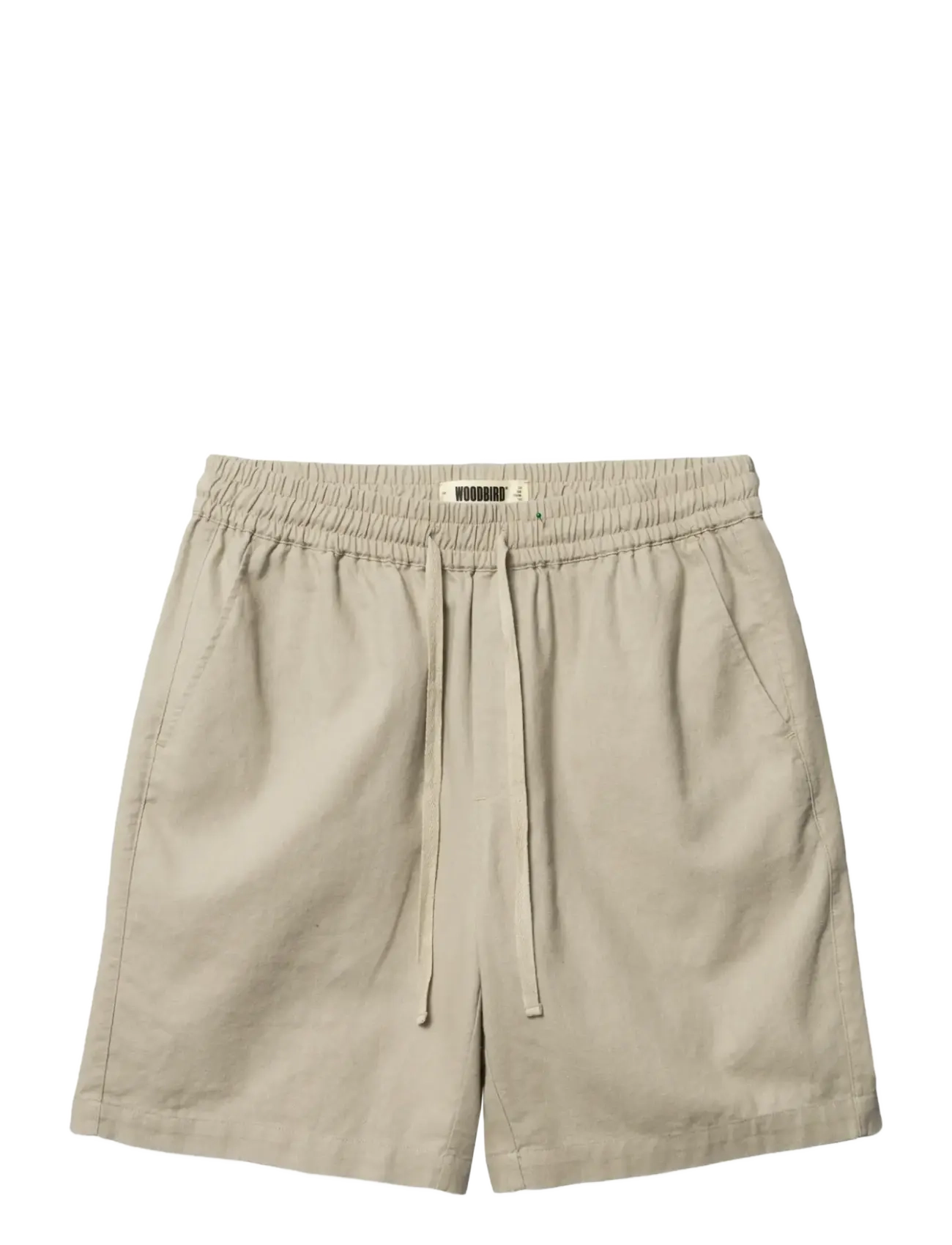 Woodbird WBBommy Linen Shorts - Tøj - STONE / beige