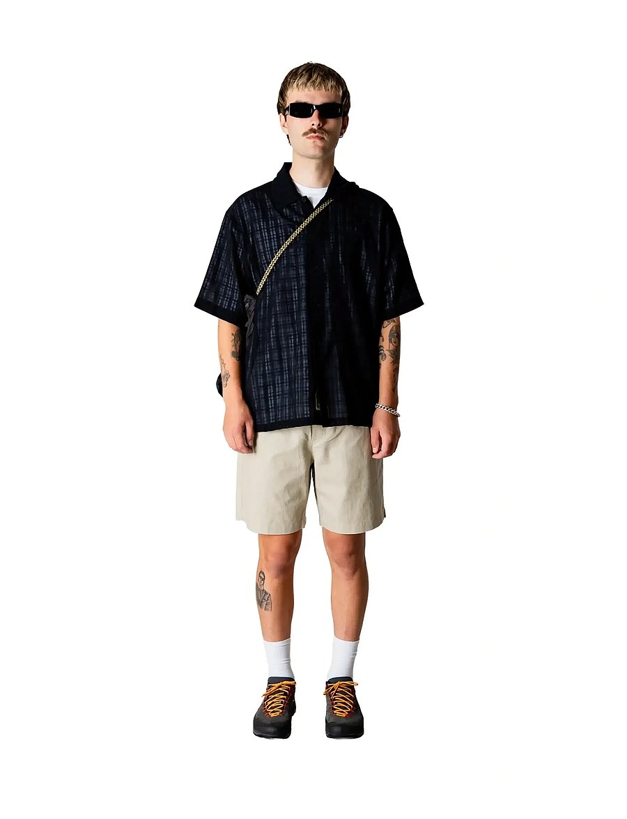 Woodbird - WBBommy Linen Shorts - vabaaja lühikesed püksid - stone - 0