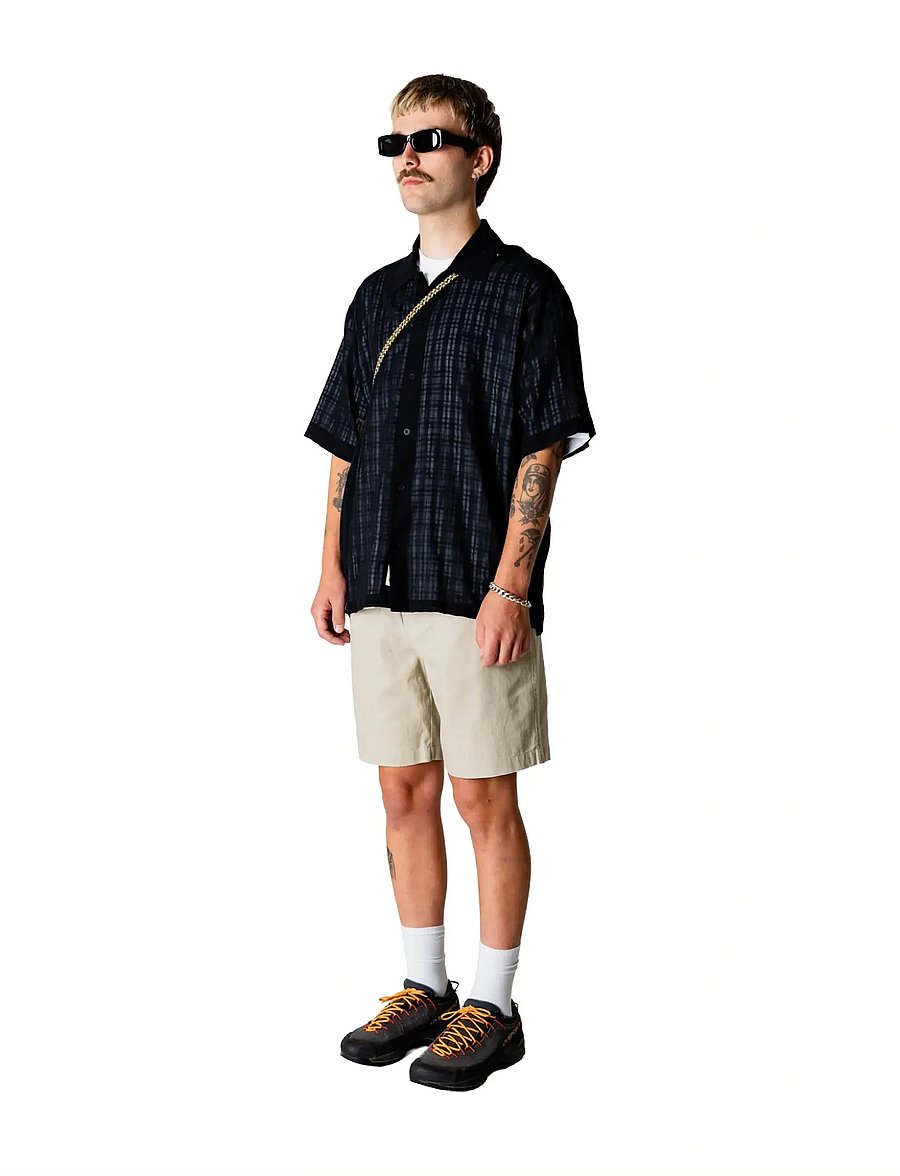 Woodbird - WBBommy Linen Shorts - vabaaja lühikesed püksid - stone - 3