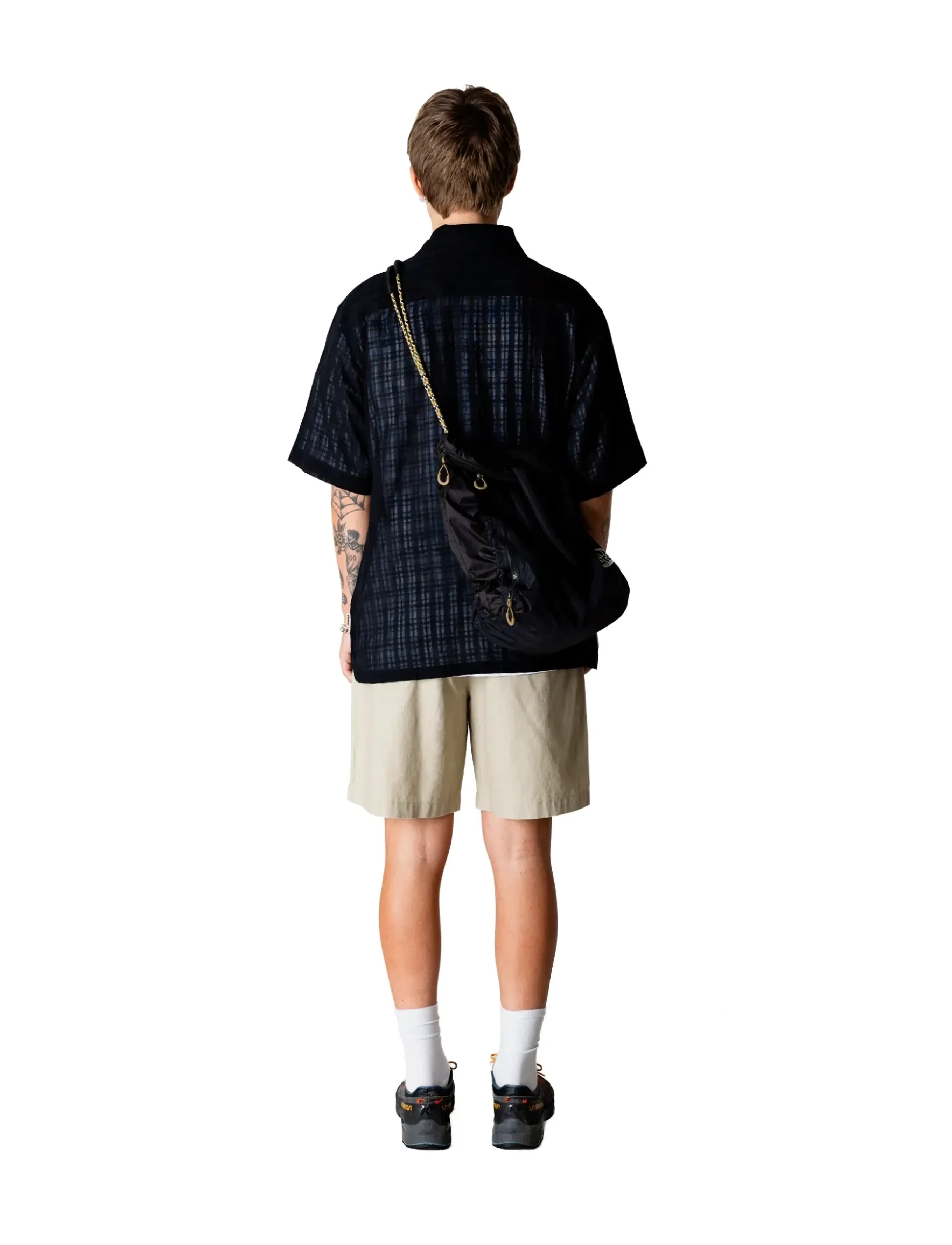 Woodbird - WBBommy Linen Shorts - casual shorts - stone - 4