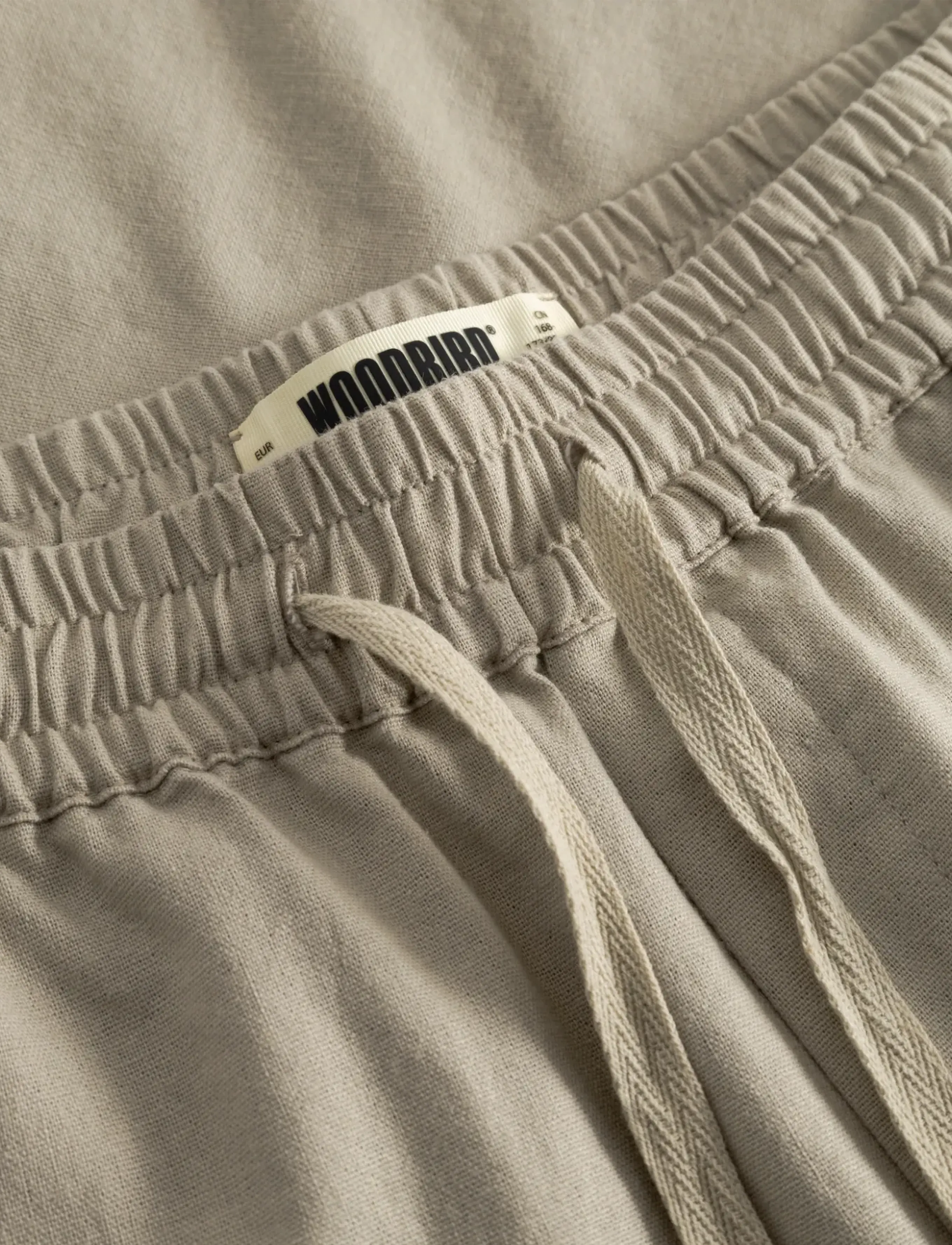 Woodbird - WBBommy Linen Shorts - casual shorts - stone - 5