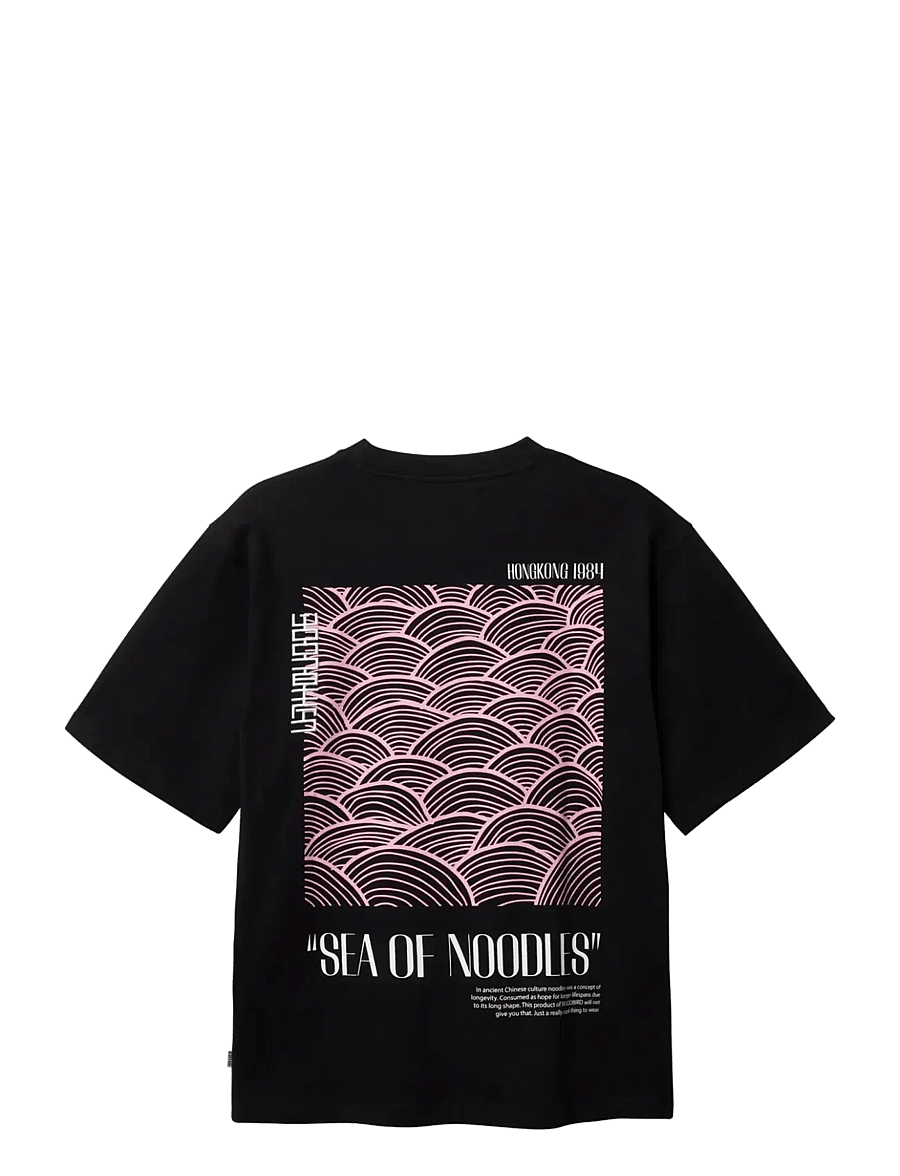 Woodbird - WBBaine Sea Tee - lühikeste varrukatega t-särgid - black - 2