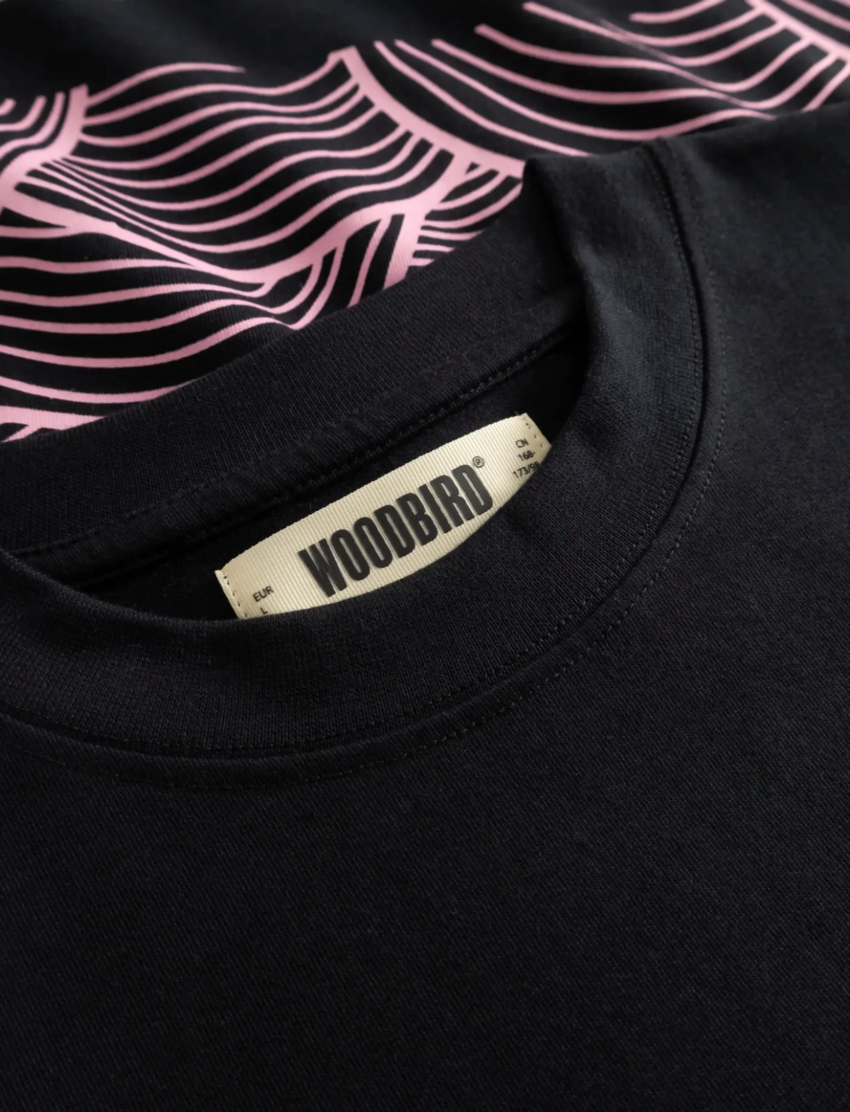 Woodbird - WBBaine Sea Tee - kortärmade t-shirts - black - 5