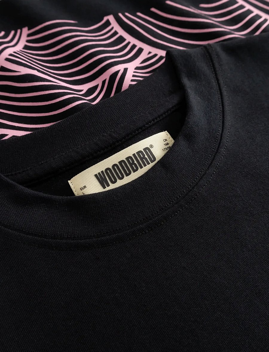 Woodbird - WBBaine Sea Tee - lühikeste varrukatega t-särgid - black - 5
