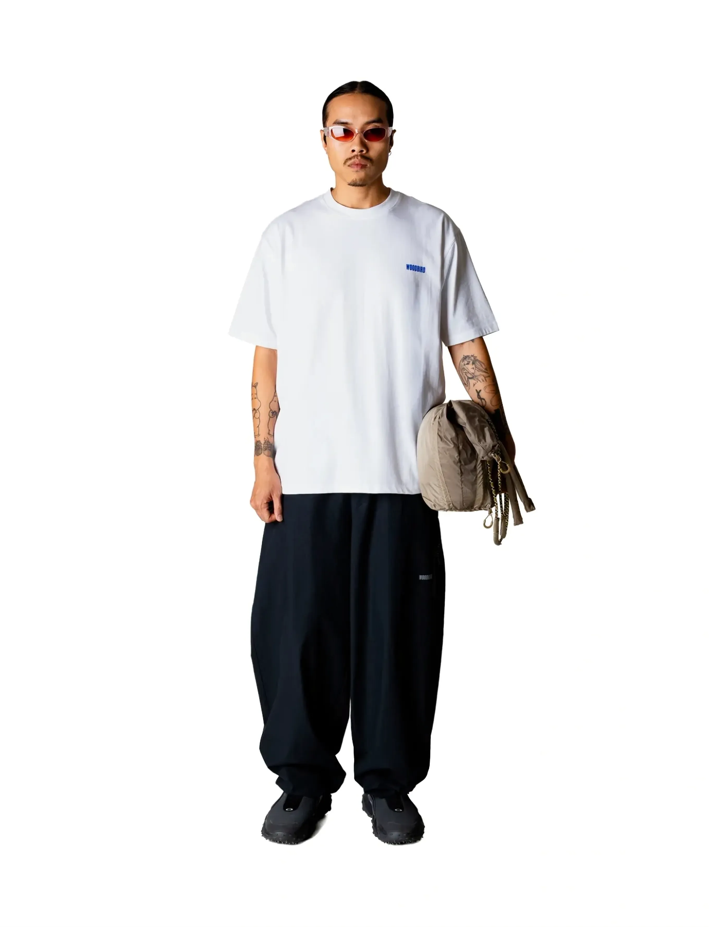 Woodbird WBBaine Sea Tee - Tøj - WHITE / white