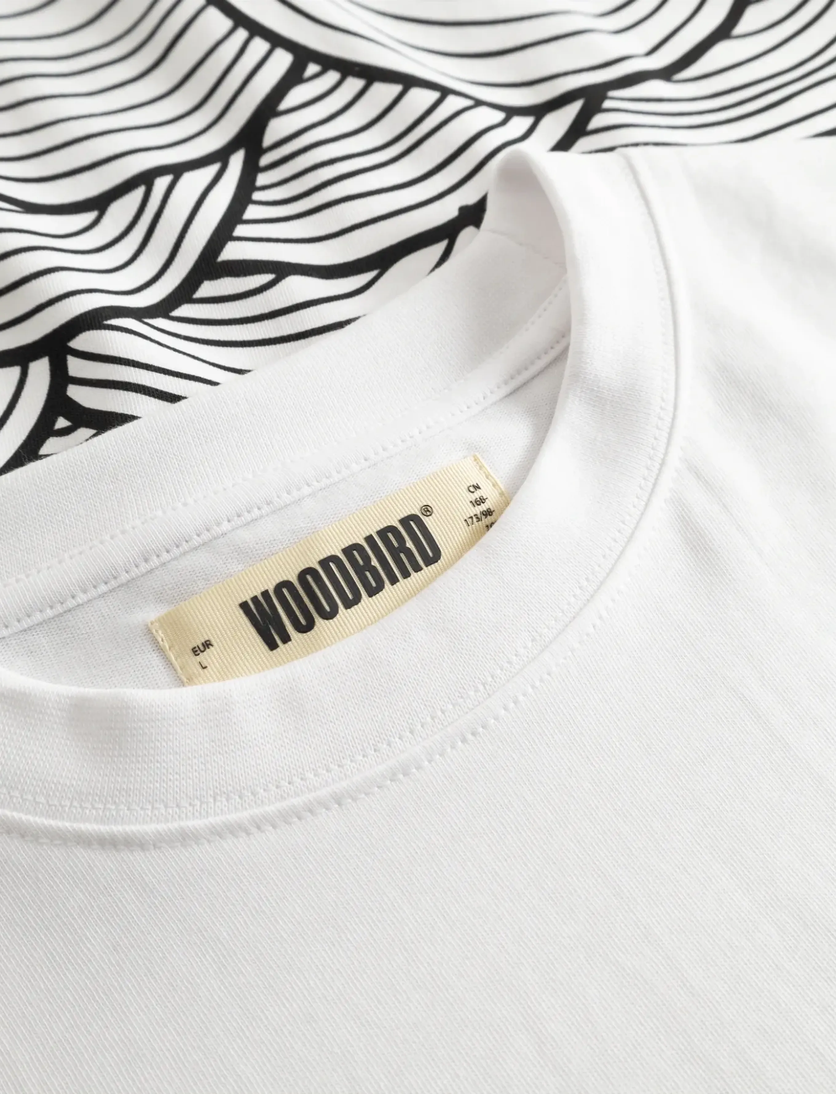 Woodbird - WBBaine Sea Tee - short-sleeved t-shirts - white - 5