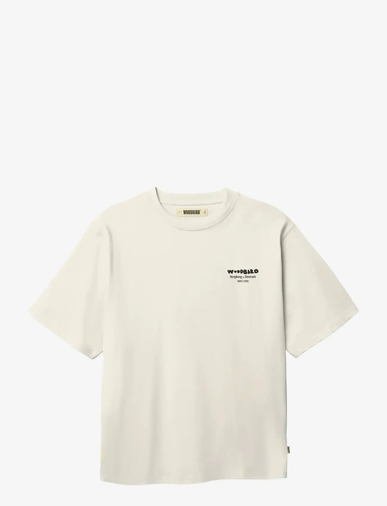 Woodbird - WBBaine Wok Tee - kortærmede t-shirts - off white - 1