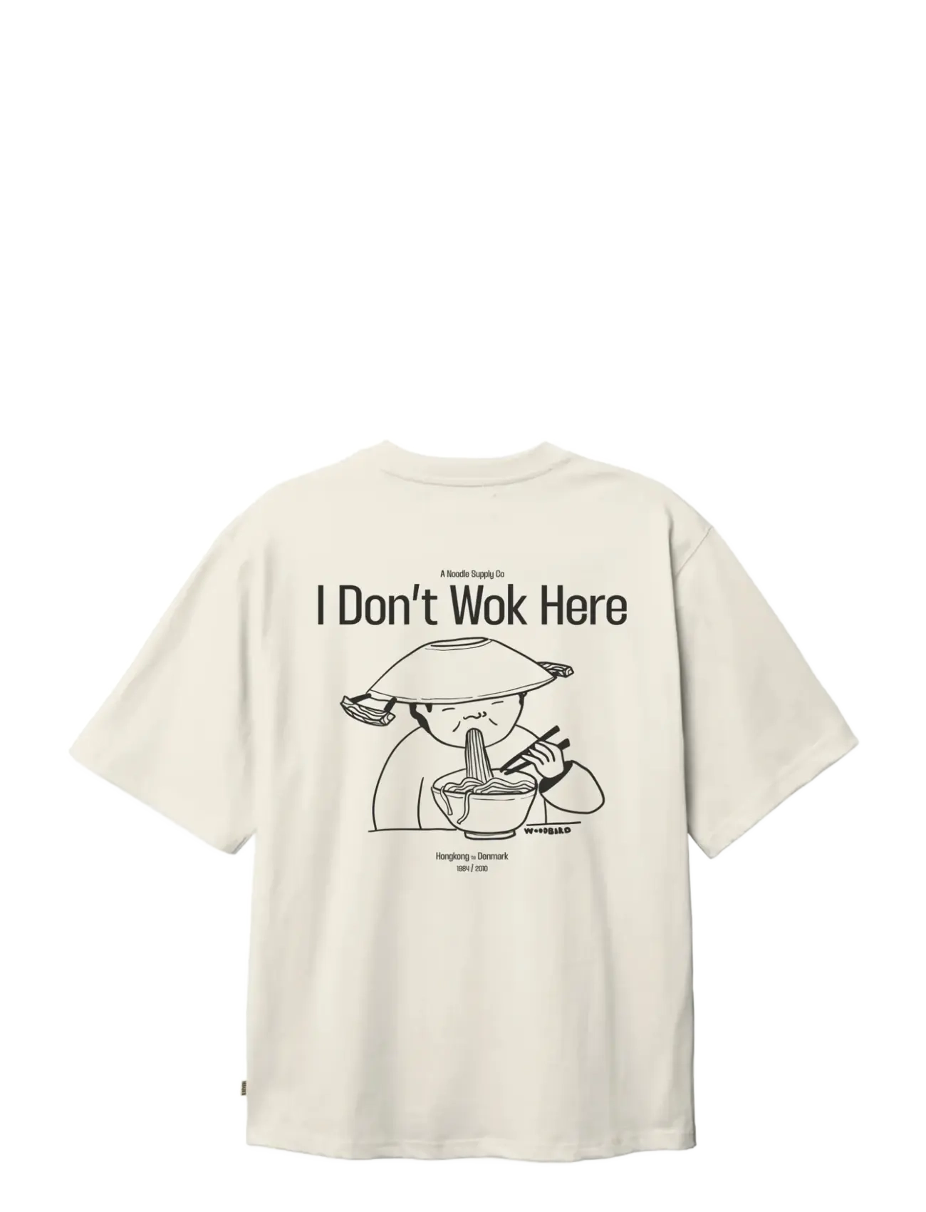 Woodbird - WBBaine Wok Tee - kortärmade t-shirts - off white - 2