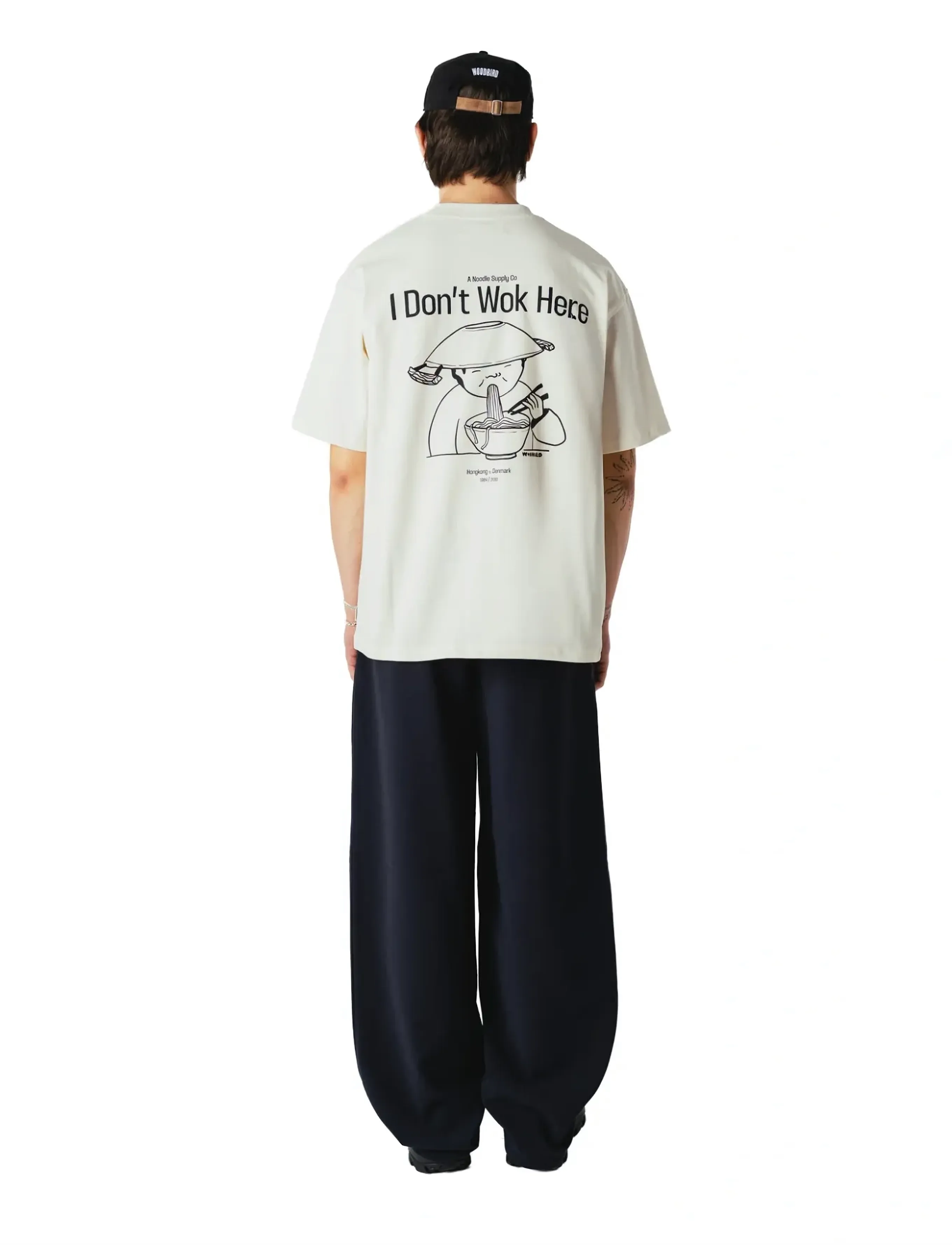 Woodbird - WBBaine Wok Tee - kortärmade t-shirts - off white - 4