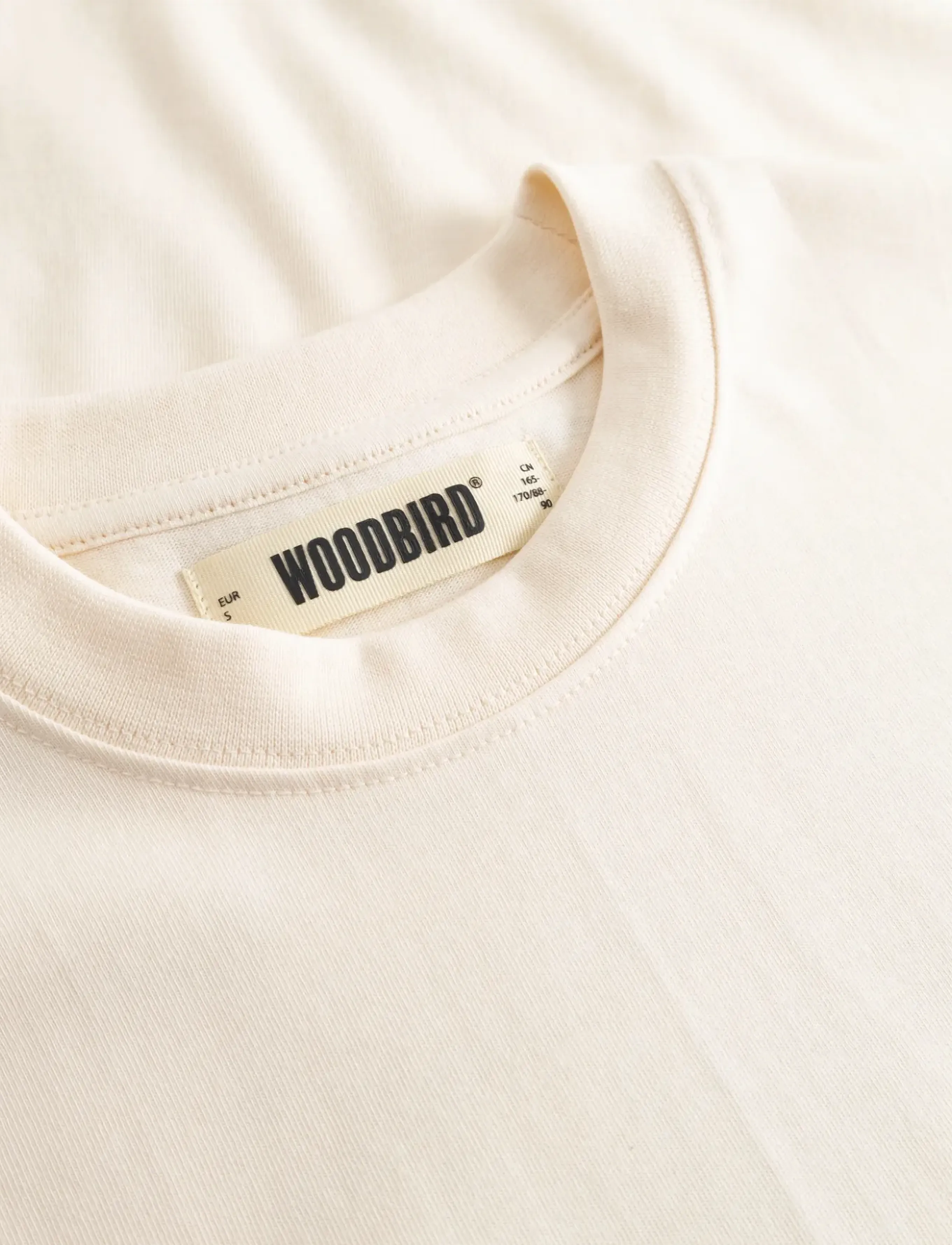 Woodbird - WBBaine Wok Tee - kortärmade t-shirts - off white - 5