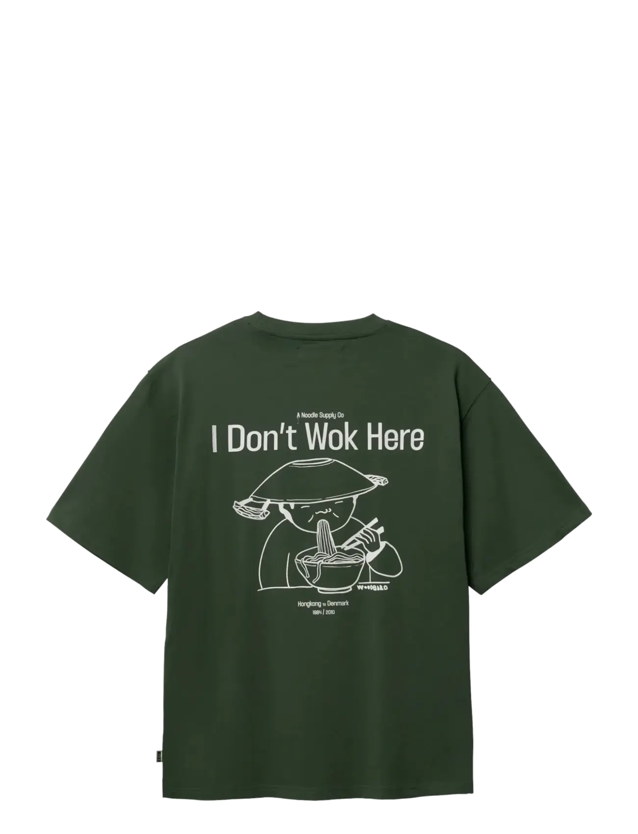 Woodbird - WBBaine Wok Tee - short-sleeved t-shirts - pine green - 2