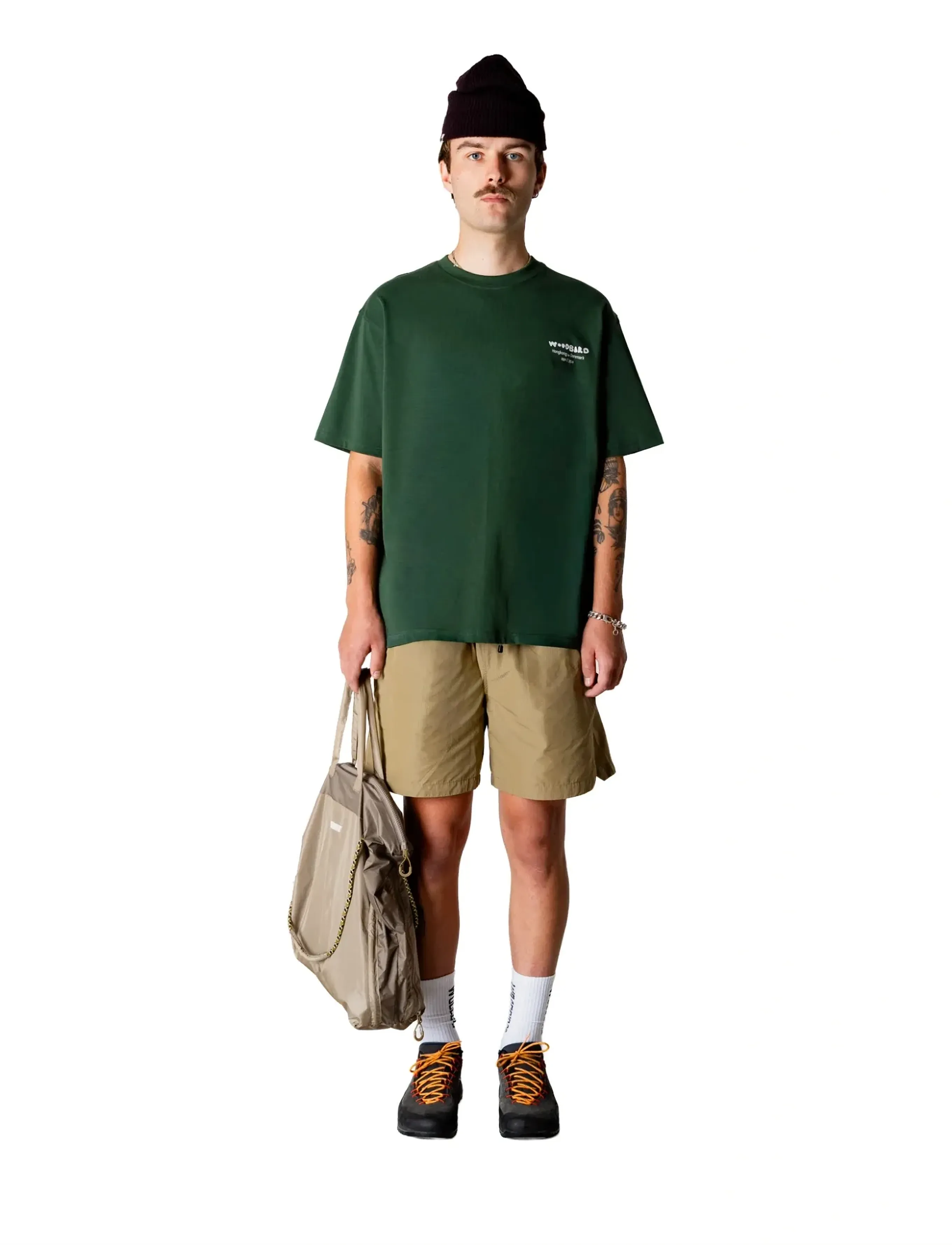 Woodbird WBBaine Wok Tee - T-shirts - PINE GREEN / green