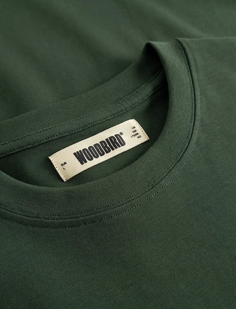 Woodbird - WBBaine Wok Tee - kurzärmelig - pine green - 5