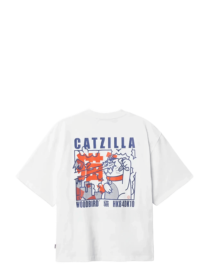 Woodbird - WBBaine Zilla Tee - kurzärmelig - white - 2