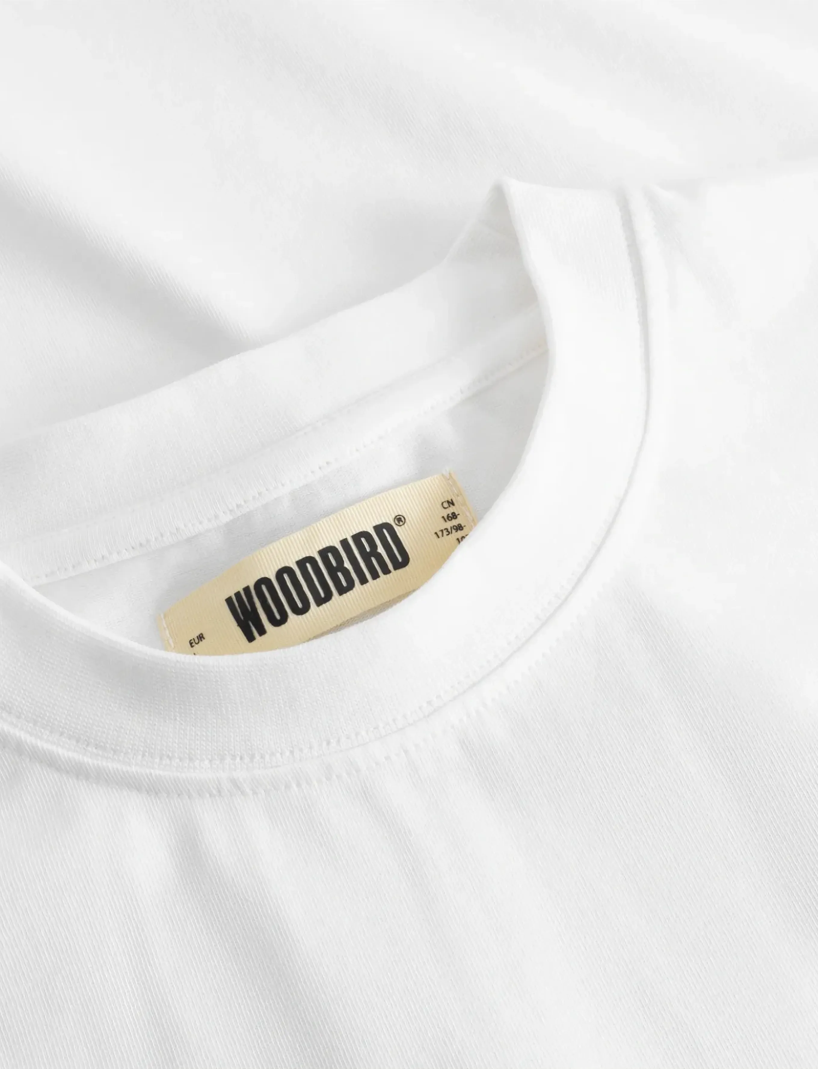 Woodbird - WBBaine Zilla Tee - kortärmade t-shirts - white - 5