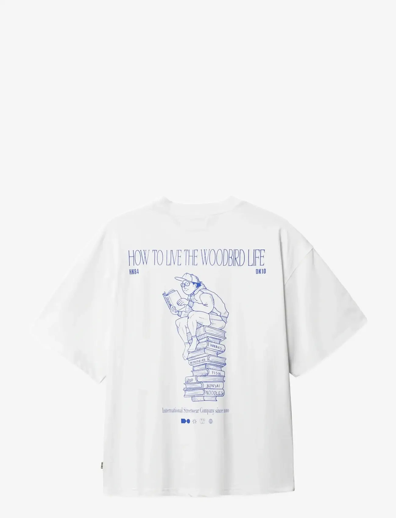 Woodbird - WBBeam Book Tee - lühikeste varrukatega t-särgid - white - 2