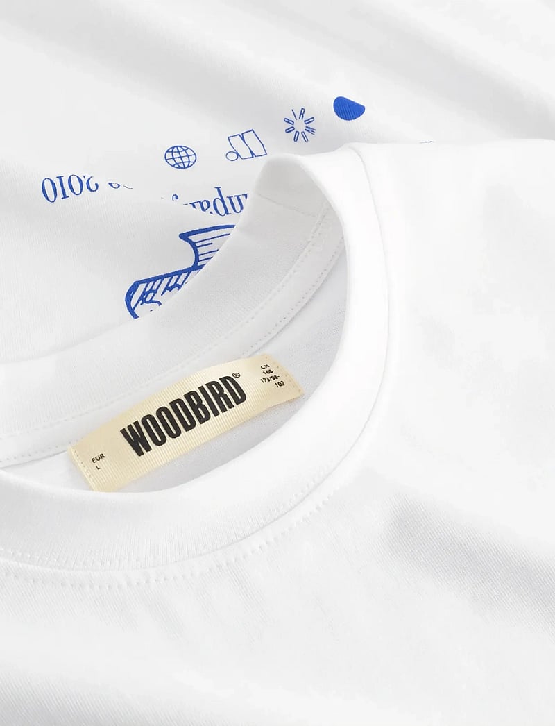 Woodbird - WBBeam Book Tee - lühikeste varrukatega t-särgid - white - 5