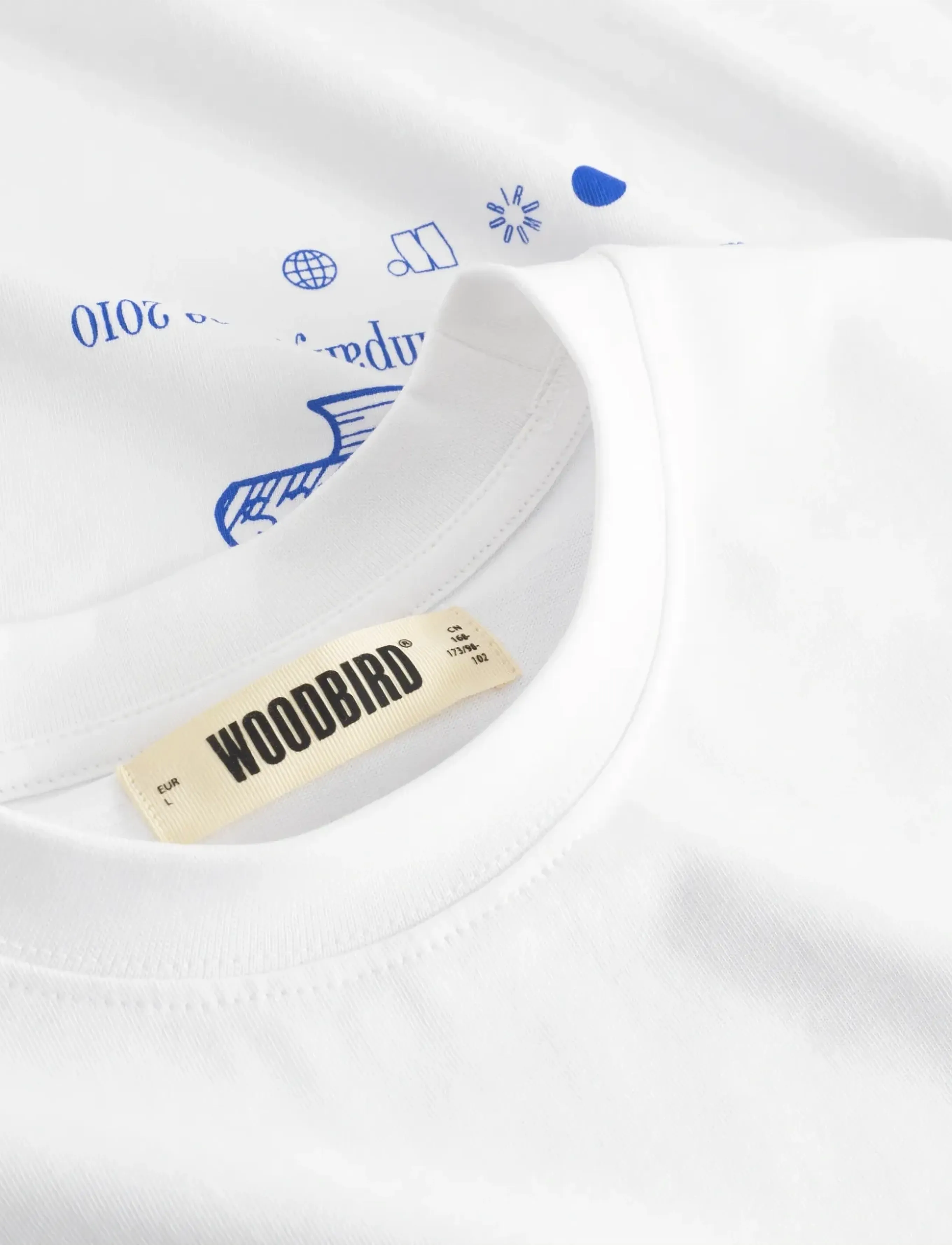 Woodbird - WBBeam Book Tee - short-sleeved t-shirts - white - 5
