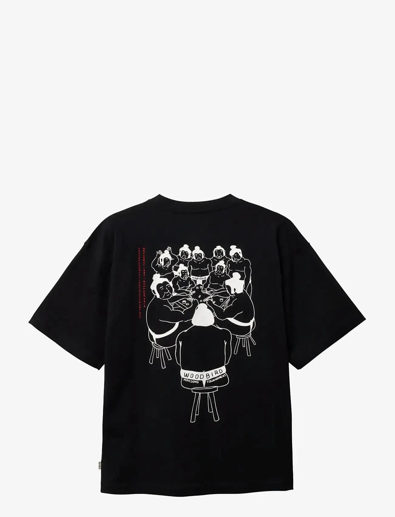 Woodbird - WBBeam Suma Tee - lühikeste varrukatega t-särgid - black - 2
