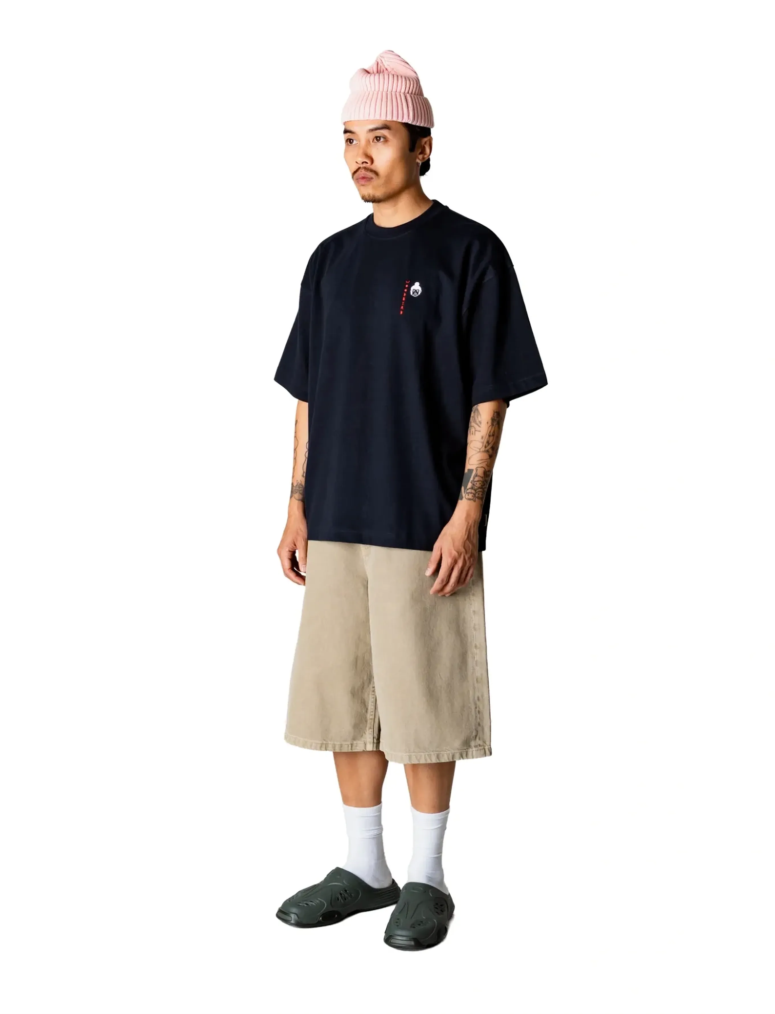 Woodbird - WBBeam Suma Tee - short-sleeved t-shirts - black - 3