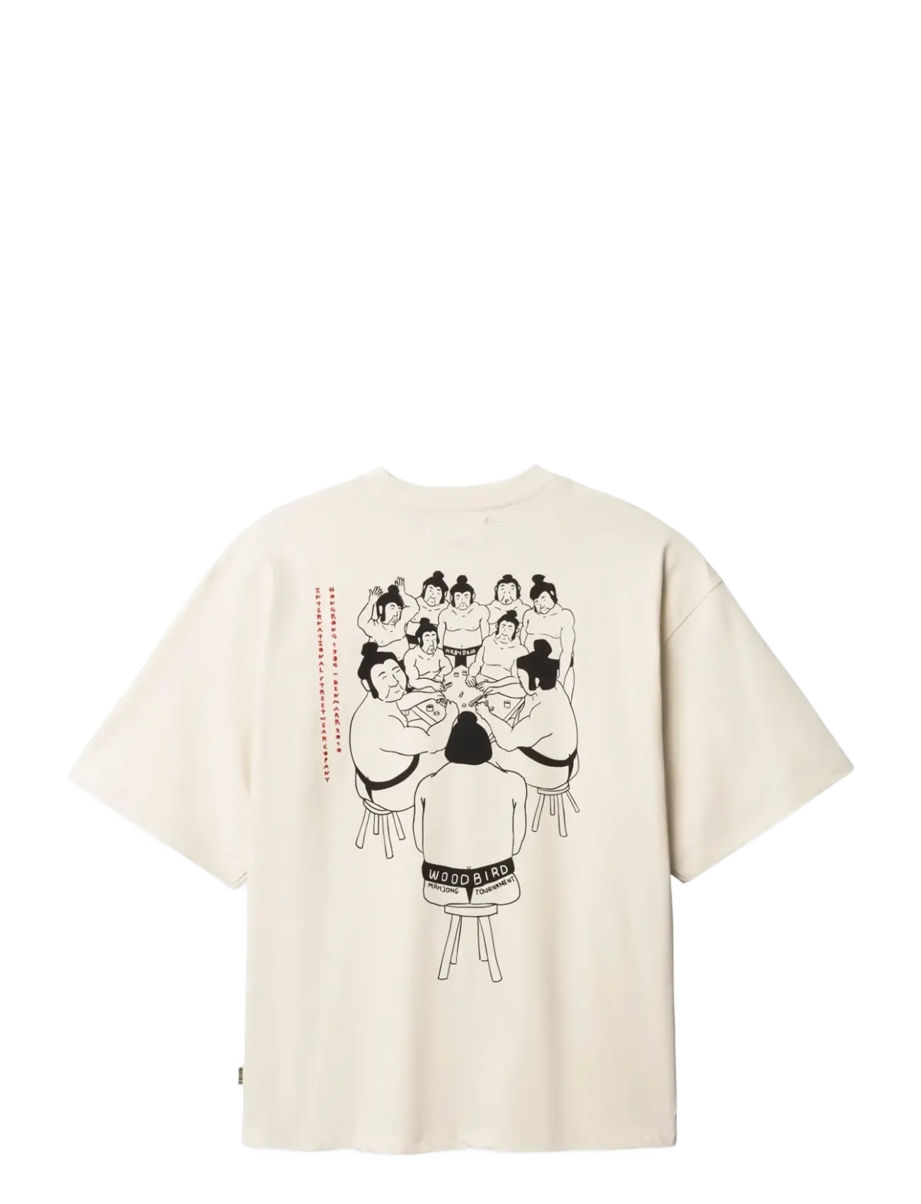 Woodbird - WBBeam Suma Tee - short-sleeved t-shirts - off white - 2
