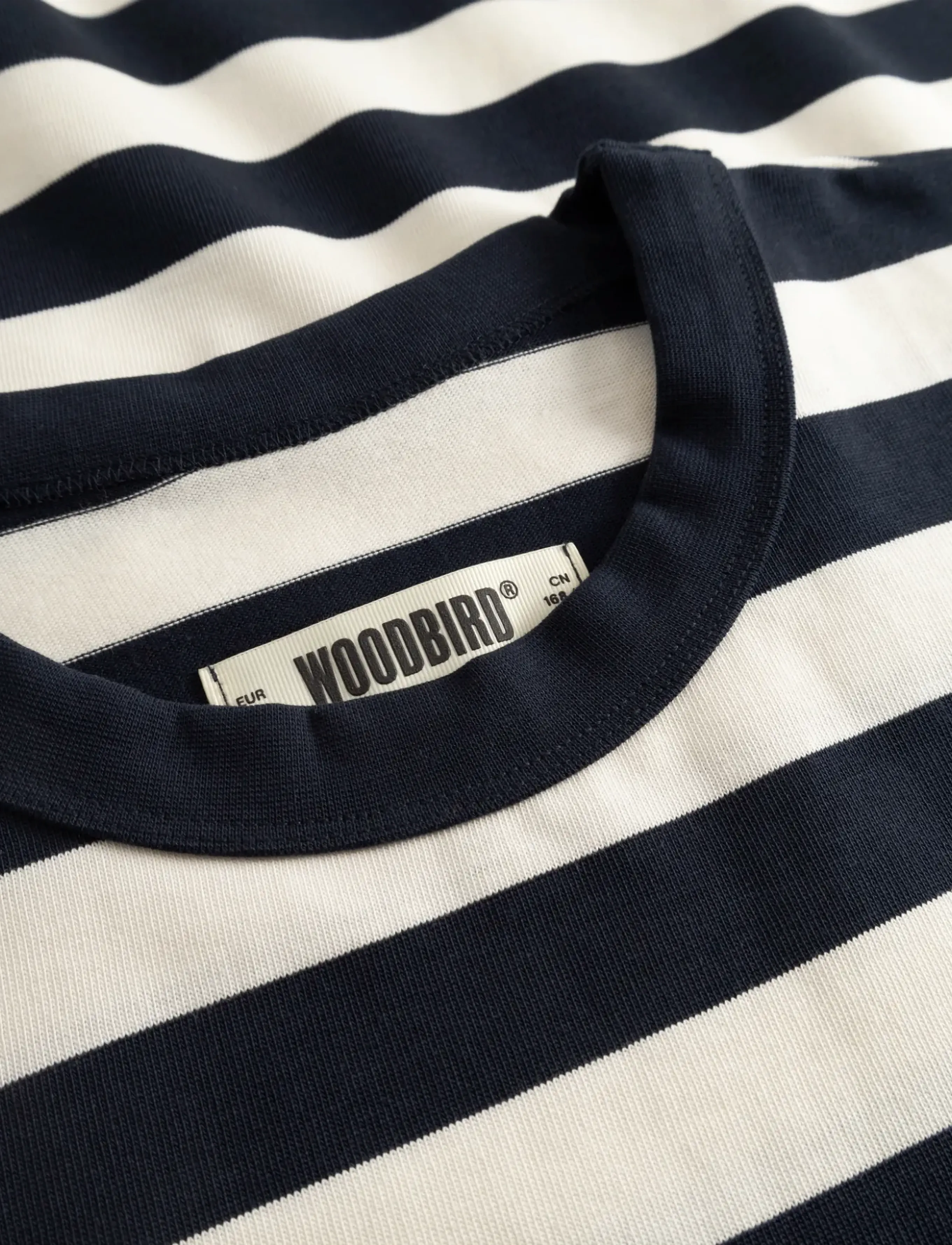 Woodbird - WBBeam Stripe Tee - lühikeste varrukatega t-särgid - dark navy - 5