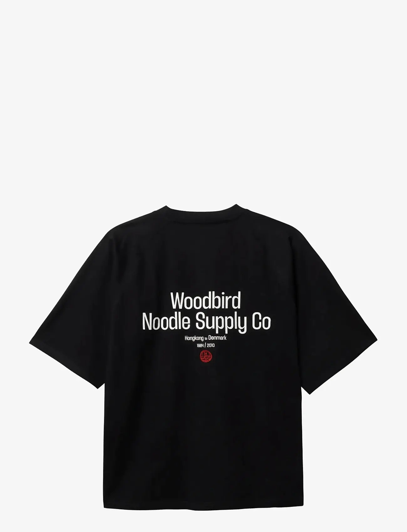 Woodbird - WBBlake Supply Tee - lühikeste varrukatega t-särgid - black - 2